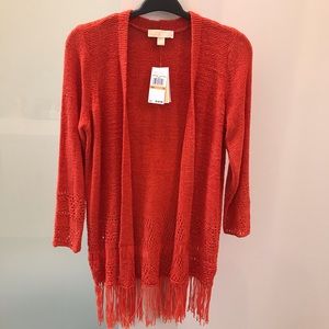 🆕 MIchael Kors Cartigan Burnt Orange